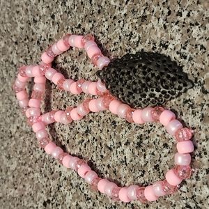 Kandi rave pendant necklace